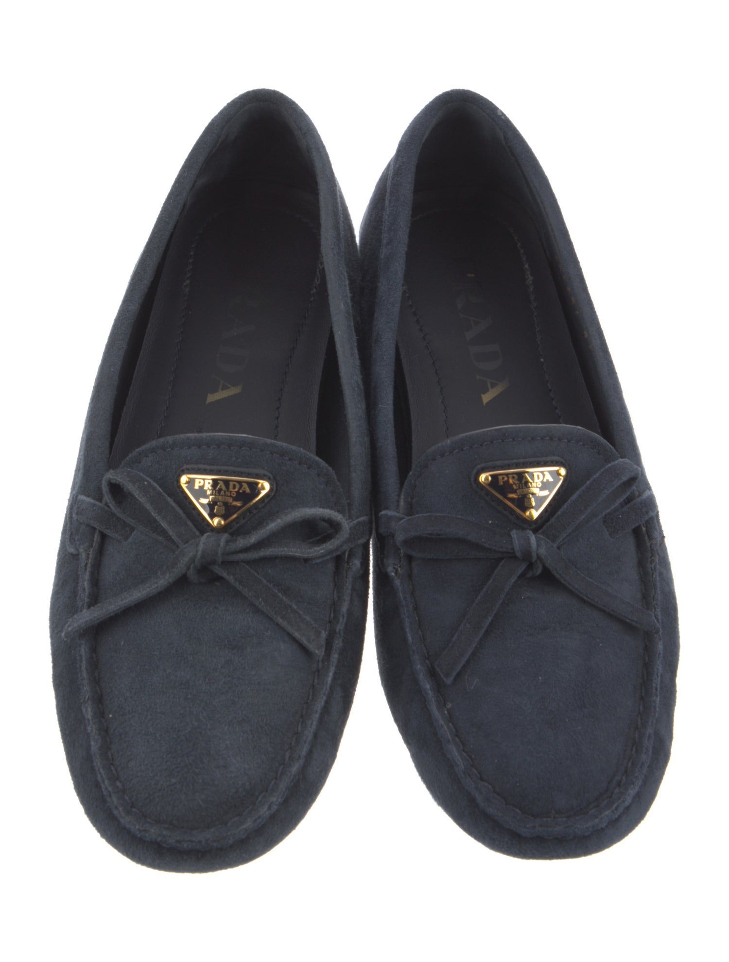 Prada Suede Moccasins